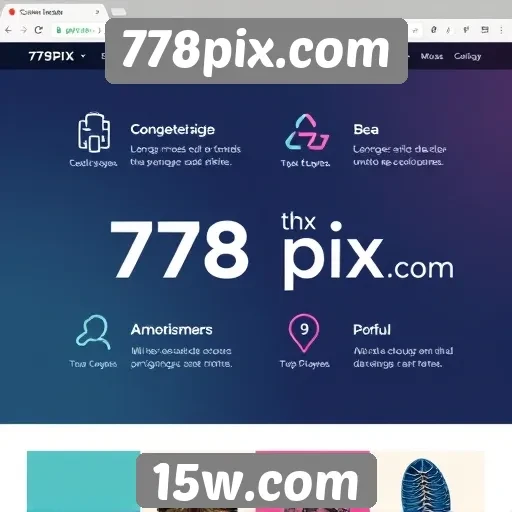 Características de usabilidade do site 778pix